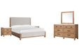 Plum Creek - Upholstered Panel Bedroom Set Magnussen Furniture
