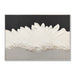 Framed Abstract Wall Art & Thick Textured Canvas Painting With & Accents, Decor For Living Room - Black White Daily Nest
