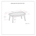 Parkside - Outdoor Coffee Table - Light Teak Simpli-Home