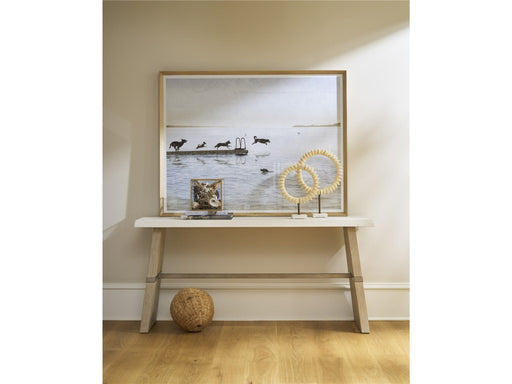 Oasis - Dockside Console Table - White / Beige Universal Furniture