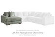 Lindyn - LAF Corner Chaise - Fog Signature Design by Ashley®