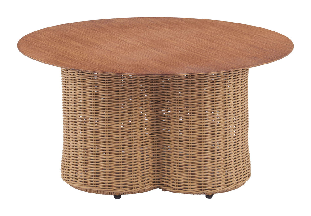 Soka - Outdoor Coffee Table - Natural Zuo Modern