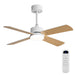42" Ceiling Fan With Light And Memory Function, DC Reversible Motor, 4 Blades Daily Nest