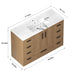 Bathroom Vanity With Abundant Storage 2 Soft Close Doors And 9 Drawers Home Essentials