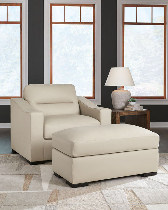 Treasure Trove - 2 Pc. - Chair And A Half, Ottoman - Almond Signature Design by Ashley®