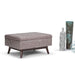 Owen - Upholstered Rectangular Storage Ottoman Simpli-Home