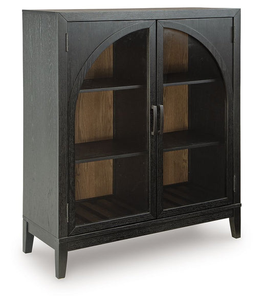 Armenleigh - Bar Cabinet - Black / Brown Signature Design by Ashley®