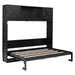 Rustic Casual Murphy Bed With Storage Cabinets Hearth and Haven