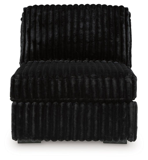 Midnight-Madness - Armless Chair - Onyx Signature Design by Ashley®