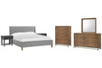 Lindon - Upholstered Island Bed Set Magnussen Furniture
