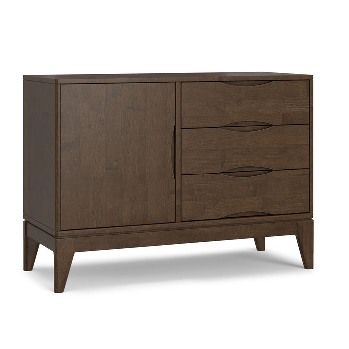 Harper - 3 Drawer Sideboard - Walnut Brown Simpli-Home