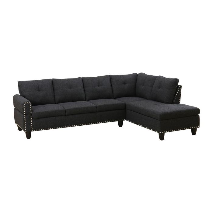 L - Shaped Sectional Sofa With Movable Left Chaise Home Essentials