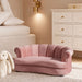 Halle - Rolled Arm Dog Bed - Pink Jennifer Taylor Home