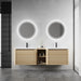 Wall Mounted Bathroom Vanity With Sink And Storage Shelves, Soft Close Doors Home Essentials