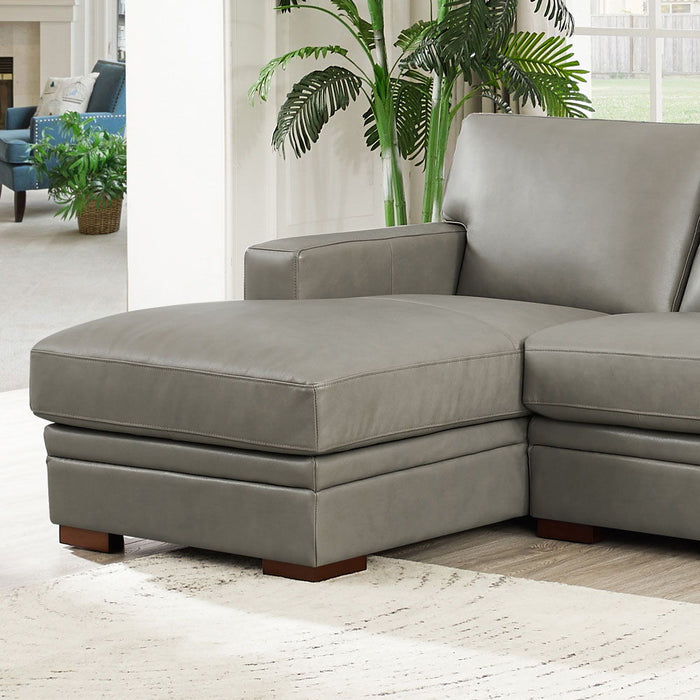 Dillon - Leather Left Chaise Sectional