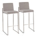 Fuji - Contemporary And Modern Elegance High Back Barstool Lumi Source