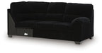 SimpleJoy - RAF Sofa With Corner Wedge - Onyx Signature Design by Ashley®