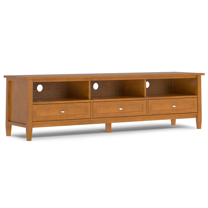 Warm Shaker - Handcrafted Low TV Media Stand Simpli-Home