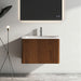Etna - Striped Bathroom Vanity With Ceramic Sink, Wall Mounted Floating Bathroom Vanity For Modern Bathroom Home Essentials