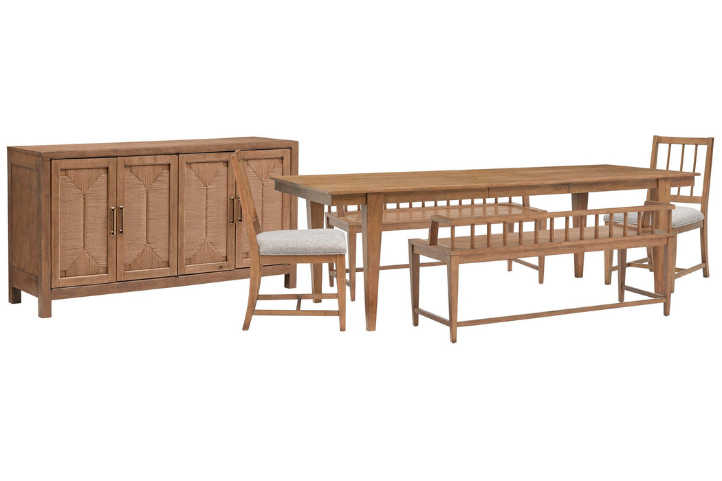 Lindon - Extendable Rectangular Dining Table Set Magnussen Furniture