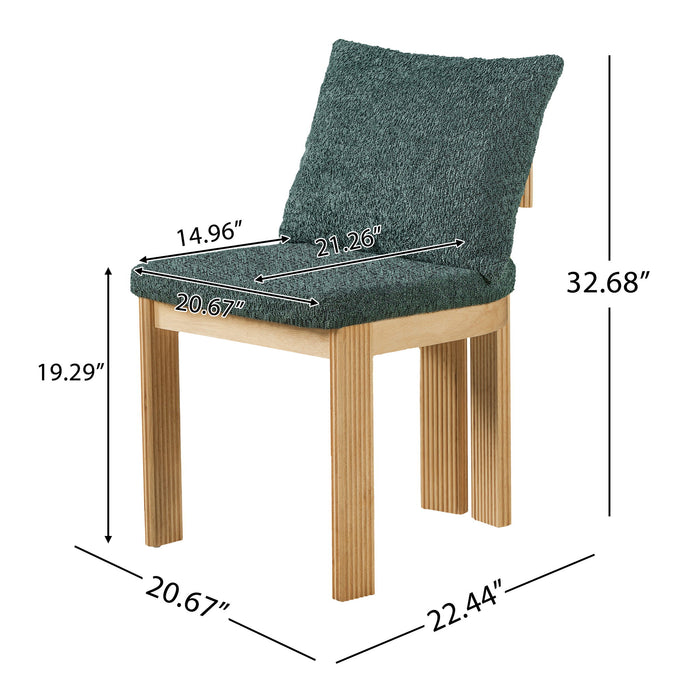 Indoor Dining Chair (Set of 2) Noble House