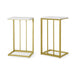 Modern Glam C - Shape End Table Noble House