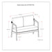 Palmetto - Outdoor Sofa - Stone Gray Simpli-Home
