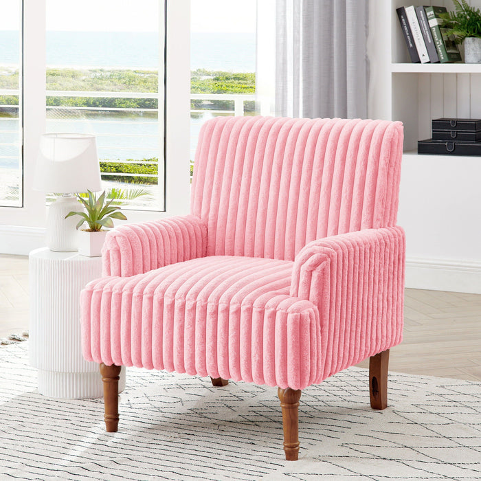 Accent Comfortable Upholstered Armchair For Living Room Home Essentials