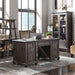 Sutton Place - Executive Desk - Weathered Charcoal Magnussen Furniture