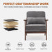 Living Room Chair With Lumbar Pillow Home Essentials