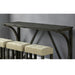 Dining Table Set With USB Charging Ports, Biscuit Tufted Stools - Beige / Brown Home Essentials