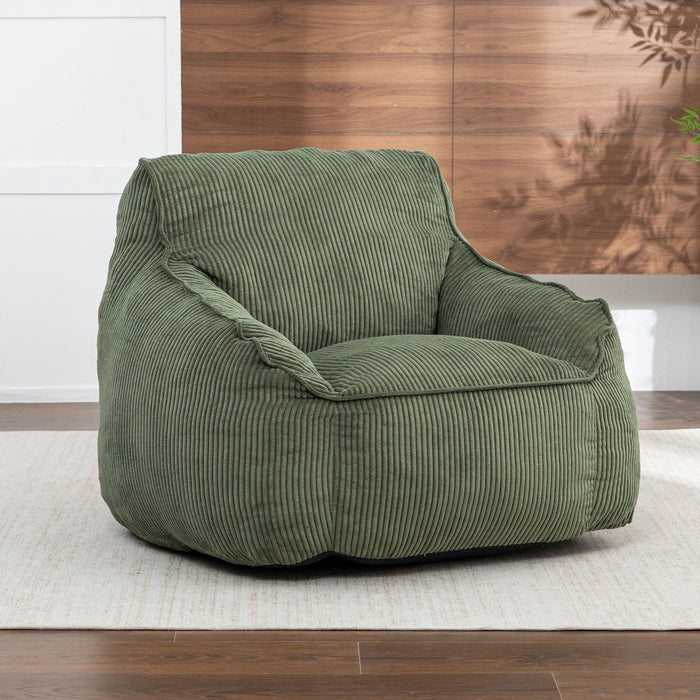 Comfy Bean Bag Chair With Filler, Fluffy And Cozy Seating Home Essentials