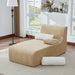 Modern Chaise With Ergonomic Design Hearth and Haven