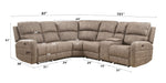 Olwen - Power Motion Sectional Sofa - Mocha Nubuck ACME