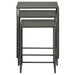 Vestal - 3 Piece Rectangular Nesting Table Set - Gray Furniture Max