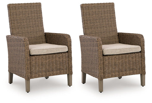 Laguna Heights - Arm Chair With Cushion (Set of 2) - Beige Signature Design by Ashley®