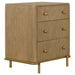 3 Drawer Nightstand With USB Ports - Brown Furniture Max