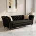 3 Person Sofa With Deep Seat, Tufted Backrest Home Essentials