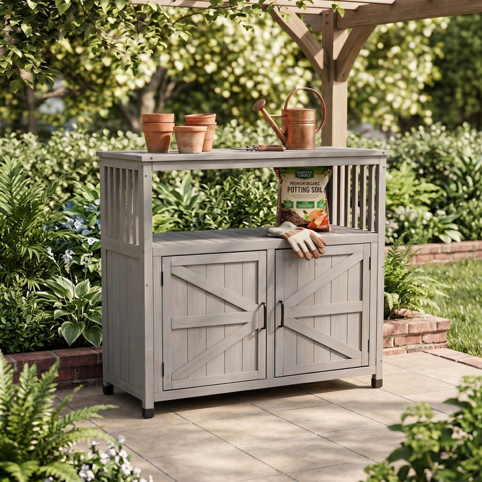 Patio Bar Table Set With Storage Home Essentials