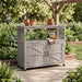 Patio Bar Table Set With Storage Home Essentials