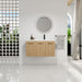 Wall Mounted Floating Bathroom Vanity With Sink, 3 Door Modular Cabinet Home Essentials