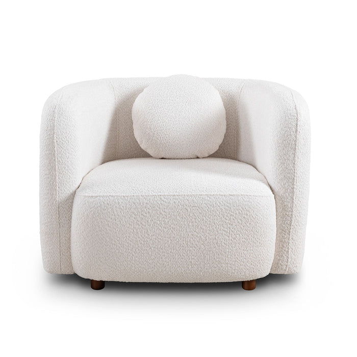 Japandi Style Accent Square Chair Home Essentials