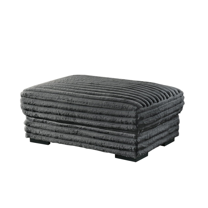 Embrace - 41" Ottoman - Charcoal
