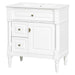 Modern Bathroom Vanity With Sink, Freestanding Cabinet With Flip Drawer & Adjustable Shelf Hearth and Haven