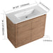 Freestanding Bathroom Vanity With Sink & 2 Soft Close Doors Home Essentials
