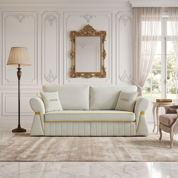 3 Seater Sofa & Pocket Coils And Foam Cushion Home Essentials