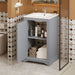 Bathroom Vanity With Sink, Freestanding Single Cabinet Set, Soft Close Door, Adjustable Shelf Hearth and Haven