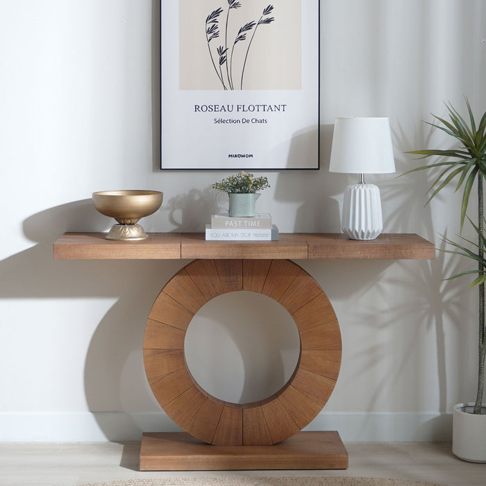 Circular Base Console Table - Multi Home Essentials