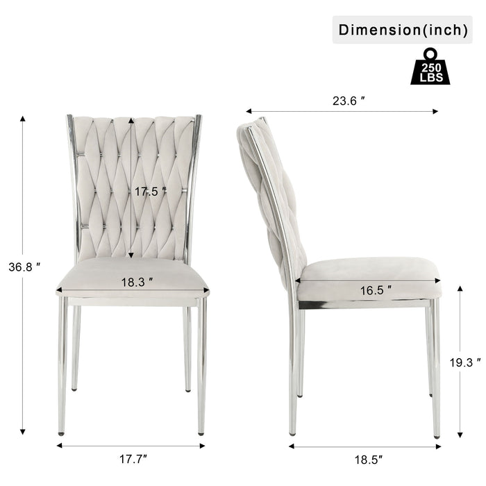 Modern Dining Chair Set For Dining Room Home Essentials