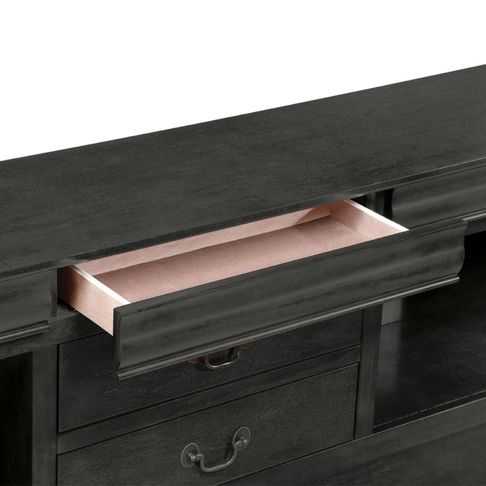 Louis Philippe III - Bed w/Storage ACME